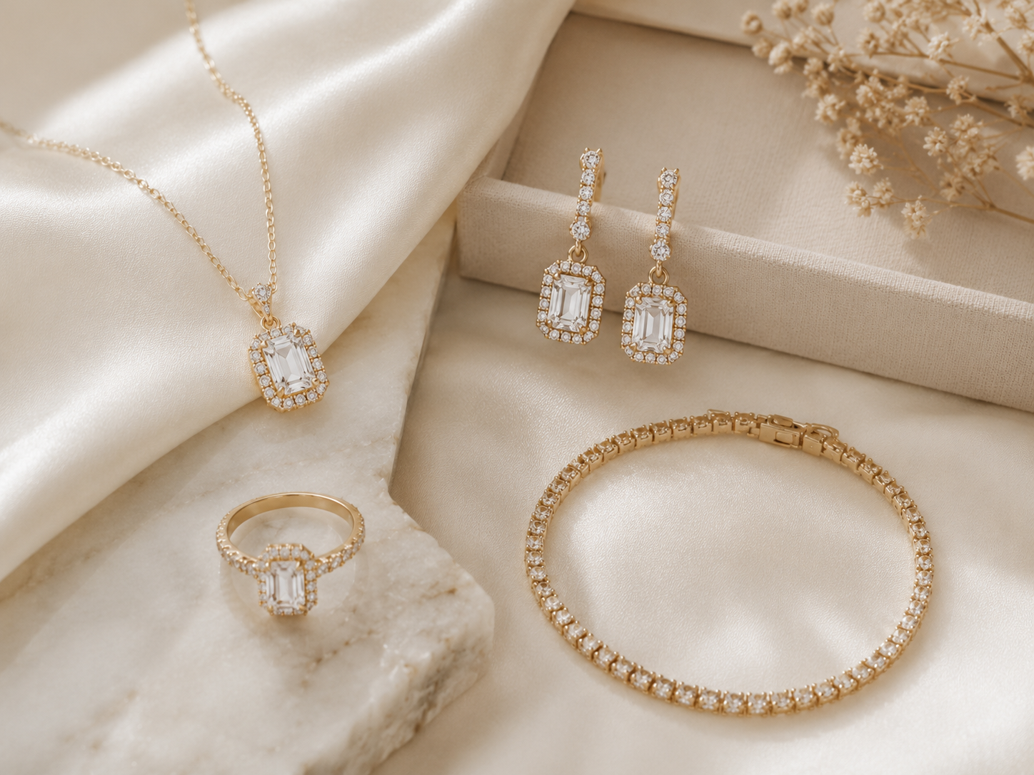 For the kallah — a beautiful selection